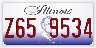 IL license plate Z659534