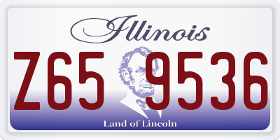 IL license plate Z659536