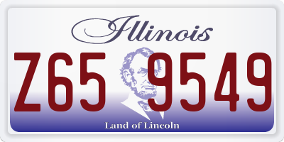 IL license plate Z659549
