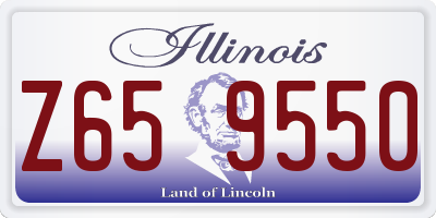 IL license plate Z659550