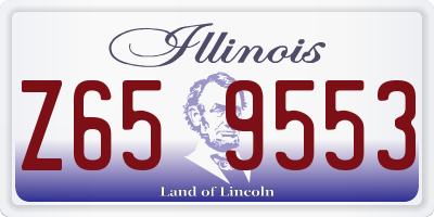 IL license plate Z659553