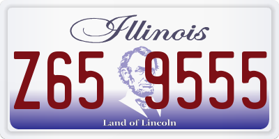 IL license plate Z659555