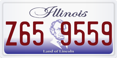 IL license plate Z659559