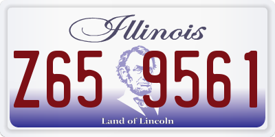IL license plate Z659561