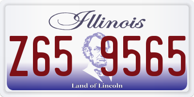 IL license plate Z659565