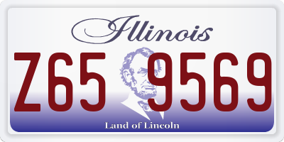 IL license plate Z659569