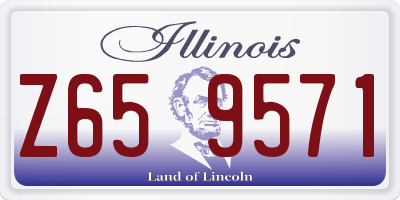 IL license plate Z659571