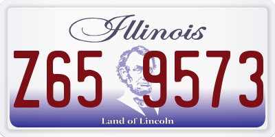 IL license plate Z659573