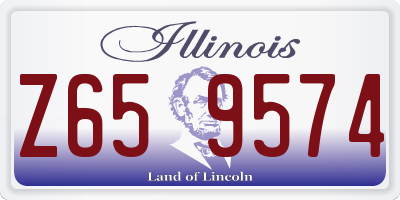 IL license plate Z659574
