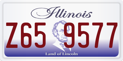 IL license plate Z659577