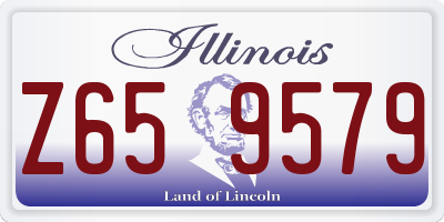 IL license plate Z659579