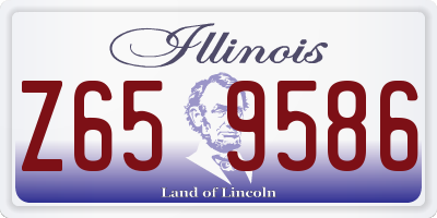IL license plate Z659586