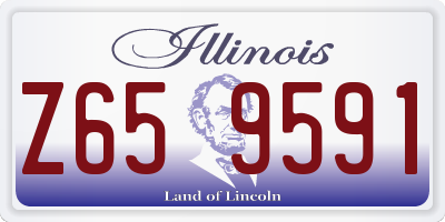 IL license plate Z659591