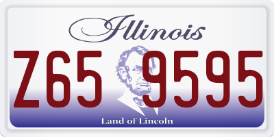 IL license plate Z659595