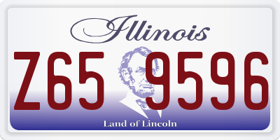 IL license plate Z659596
