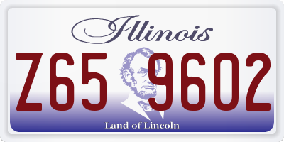 IL license plate Z659602
