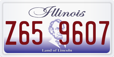 IL license plate Z659607