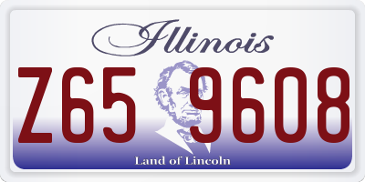 IL license plate Z659608