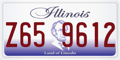 IL license plate Z659612