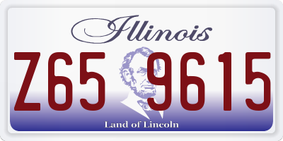 IL license plate Z659615
