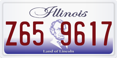 IL license plate Z659617