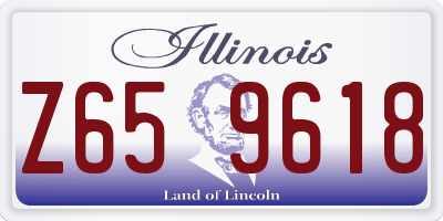 IL license plate Z659618