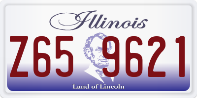 IL license plate Z659621