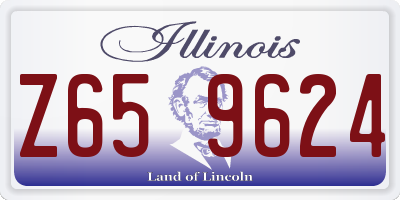 IL license plate Z659624