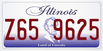 IL license plate Z659625