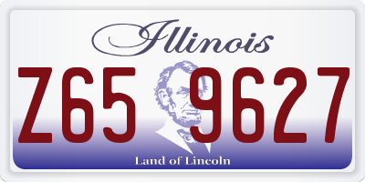 IL license plate Z659627