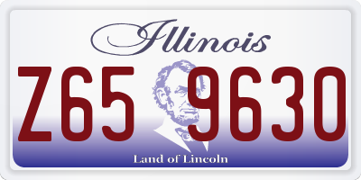 IL license plate Z659630
