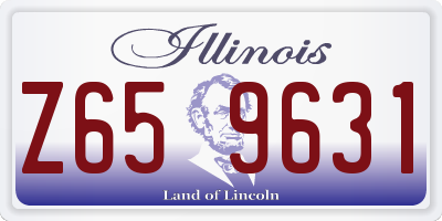 IL license plate Z659631