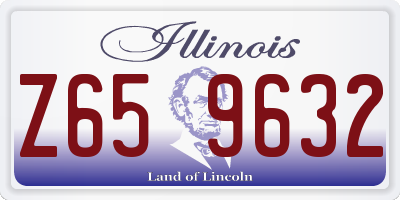 IL license plate Z659632
