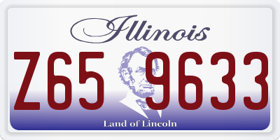 IL license plate Z659633