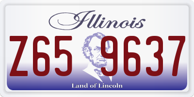 IL license plate Z659637