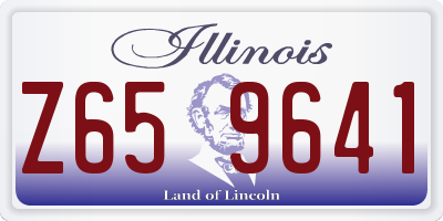 IL license plate Z659641