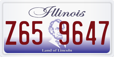 IL license plate Z659647