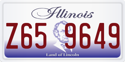 IL license plate Z659649