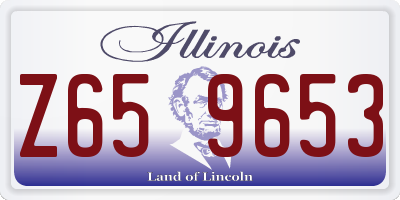 IL license plate Z659653