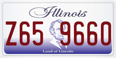 IL license plate Z659660