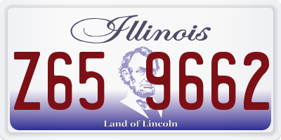 IL license plate Z659662