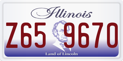 IL license plate Z659670