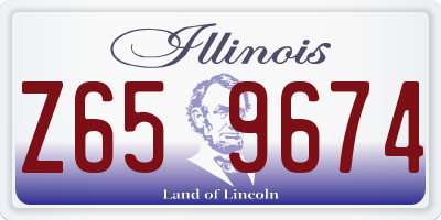 IL license plate Z659674