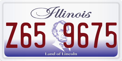 IL license plate Z659675