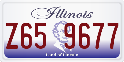 IL license plate Z659677