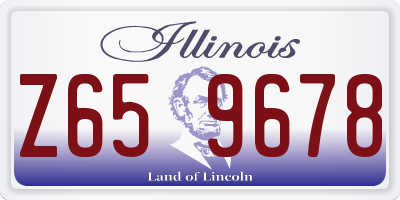 IL license plate Z659678