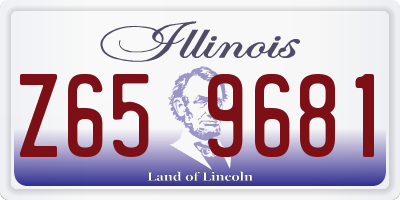 IL license plate Z659681