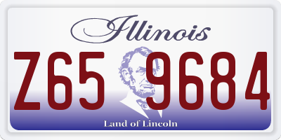 IL license plate Z659684