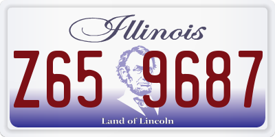 IL license plate Z659687