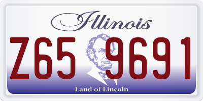 IL license plate Z659691